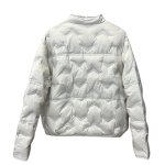 画像4: Quilted white goose lightweight down jacket coat　ホワイトダッグキルティングライトウエイトダウンジャケットコート (4)