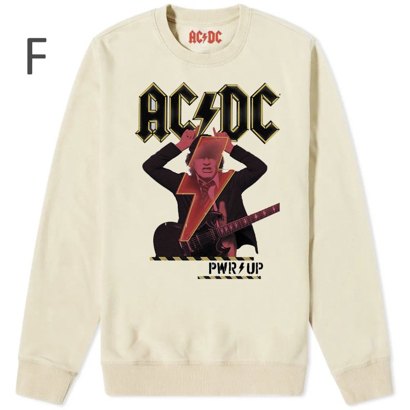 画像7: Unisex AC/DC rock band photos and graphic paintings Sweatshirt  Shirts Pullover  ACDCバンドフォト&グラフィックプリント スウェット トレーナー ユニセックス 男女兼用  (7)