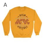 画像2: Unisex AC/DC rock band photos and graphic paintings Sweatshirt  Shirts Pullover  ACDCバンドフォト&グラフィックプリント スウェット トレーナー ユニセックス 男女兼用  (2)