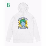 画像3: Unisex CAPTAIN PLANET Comic  vintage style Print Long sleeves Hoodie  キャプテン・プラネット ヴィンテージスタイル プリント 長袖 ラウンドネック スウェット  パーカー  (3)