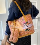 画像6: New Minnie Mouse & Daisy Duck Print Tote Shoulder Bag ニューミニーマウス&デイジーダッグプリントトートショルダーバッグ (6)