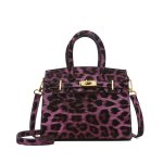 画像6: Leopard print tote shoulder crossbody bag　レオパードヒョウ柄トートショルダークロスボディバッグ (6)