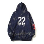 画像3: Unisex Tie-dye Warhorse Print Zip-up Hoodie Long sleeves Hoodie    タイダイウォーホースプリントジップアップフーディ長袖  パーカー  (3)