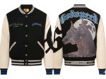 画像1: GODSPEED Big Dog Embroidered Patchwork Stadium Jumper jacket blouson ユニセックス男女兼用 GODSPEEDドーベルマンビッグドッグ刺繍パッチワークスタジアムジャンパー スタジャン ジャケットブルゾン (1)