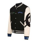 画像4: GODSPEED Big Dog Embroidered Patchwork Stadium Jumper jacket blouson ユニセックス男女兼用 GODSPEEDドーベルマンビッグドッグ刺繍パッチワークスタジアムジャンパー スタジャン ジャケットブルゾン (4)