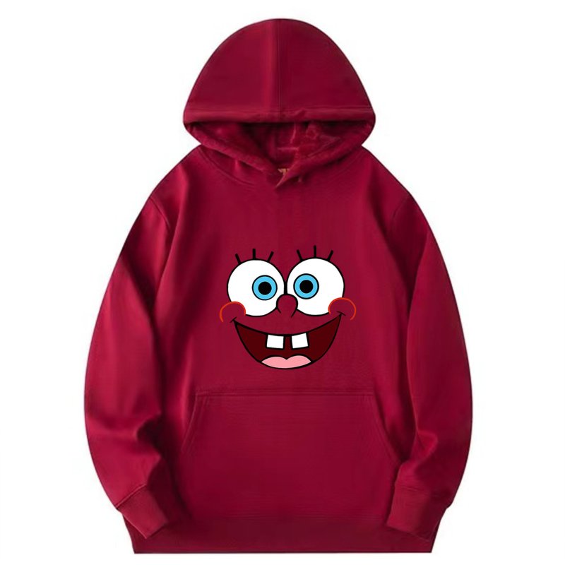 画像1: Mens Unisex sponge bob hoodie sweatshirt  ユニセックス 男女兼用 スポンジボブ スウェットフーディーパーカートレーナー　 (1)