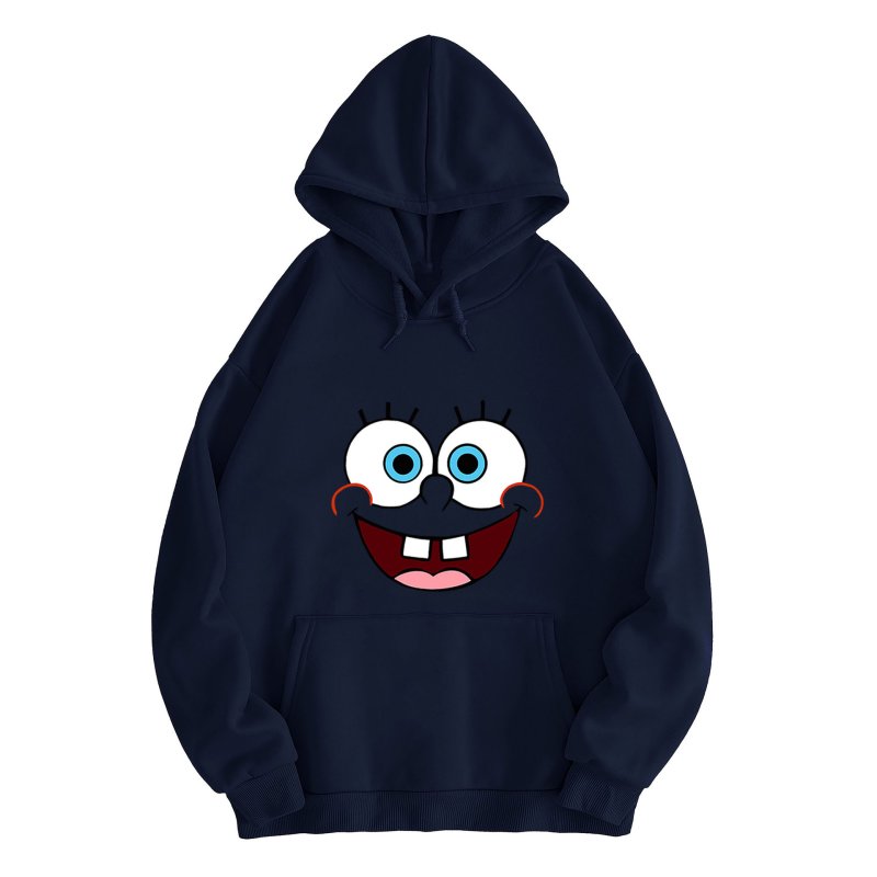 画像2: Mens Unisex sponge bob hoodie sweatshirt  ユニセックス 男女兼用 スポンジボブ スウェットフーディーパーカートレーナー　 (2)