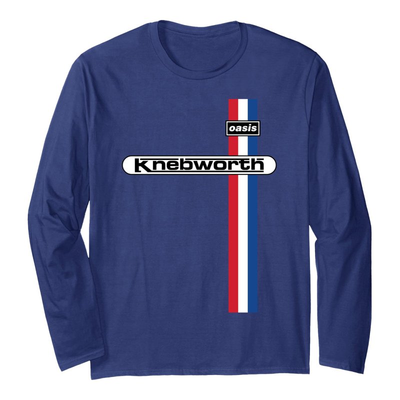 画像4: unisex Oasis print long-sleeved T-shirt  ユニセックスオアシス 長袖ラウンドネック Tシャツ  バンドT (4)