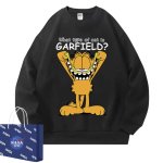 画像1: NASA x Garfield printed pullover Long sleeve  Trainer  男女兼用 ユニセックス ナサ× ガーフィールドプリントプルオーバトレーナー (1)