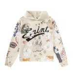 画像3: Unisex Saint Mary Christ Graffiti graphics printed hoodie hooded sweatshirt  男女兼用 マリア キリスト 落書き グラフィックプリント フーディ スウェット パーカー (3)