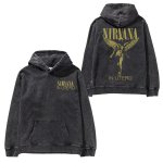 画像2: Unisex Cobennella's Nirvana vintage style hoodie Long sleeves Hoodie コベンネラニルヴァーナヴィンテージスタイルフーディ  パーカー バンド (2)