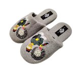 画像1: Homer Simpson print hot sandals slippers shoes   ユニセックス男女兼用ホーマーシンプソンプリントホット滑り止め付きサンダルスリッパシューズ (1)