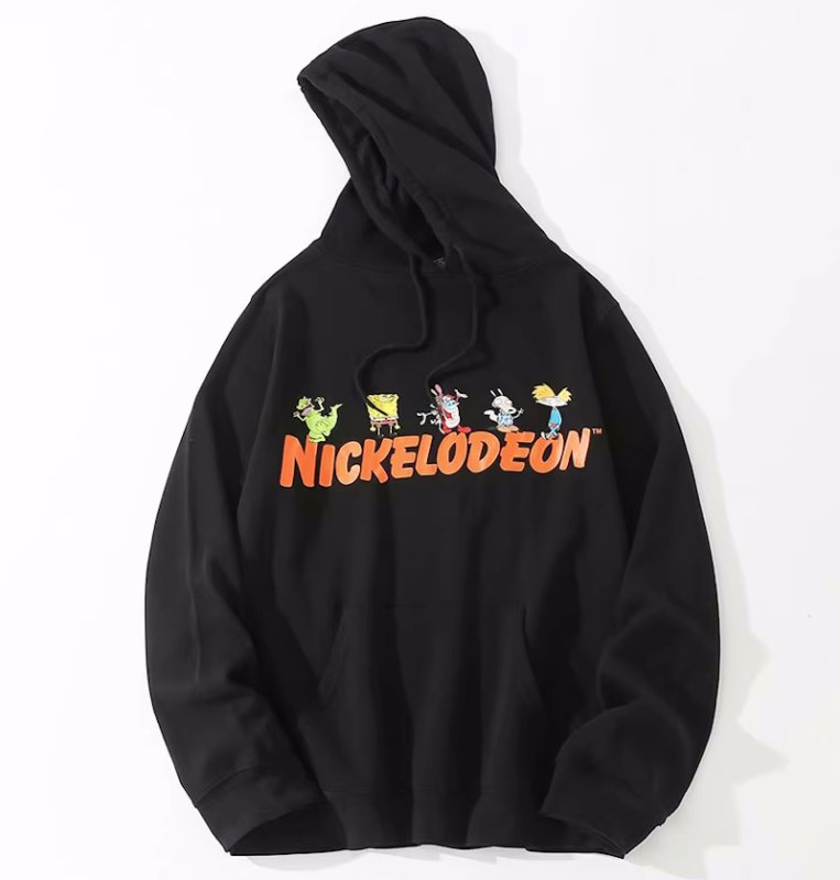 画像4: Unisex Nickelodeon SpongeBob print hoodie  hooded sweatshirt  男女兼用ニコロデオンスポンジボブ フーディ スウェット パーカー (4)