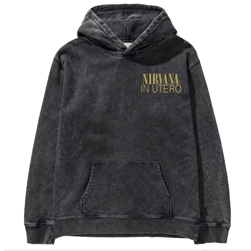 画像5: Unisex Cobennella's Nirvana vintage style hoodie Long sleeves Hoodie コベンネラニルヴァーナヴィンテージスタイルフーディ  パーカー バンド (5)