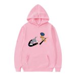 画像6: Mens UnisexTom and Jerry playing chase Broken Swash Print Hoodie sweatshirt  ユニセックス 男女兼用ブロークンスウォッシュチェイストムとジェリー フーディーパーカートレーナー　 (6)