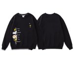 画像2: Unisex Fake zip Snoopy&Woodstock&Charlie Brown Sweatshirt ユニセックス男女兼用ジッパースヌーピー＆ウッドストック＆チャーリーブラウンスウェットトレーナ  (2)