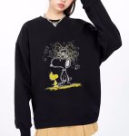 画像6: Unisex Graphic Snoopy & Woodstock Sweatshirt ユニセックス男女兼用グラフィックスヌーピー＆ウッドストックスウェットトレーナ  (6)
