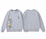 画像5: Unisex Fake zip Snoopy&Woodstock&Charlie Brown Sweatshirt ユニセックス男女兼用ジッパースヌーピー＆ウッドストック＆チャーリーブラウンスウェットトレーナ  (5)