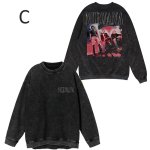 画像3: Unisex Nirvana Vintage Style Runex Sweatshirt   Long sleeves Shirts  ニルヴァーナ  ヴィンテージスタイルクルーネック  長袖 スウェット トレーナー  バンド (3)