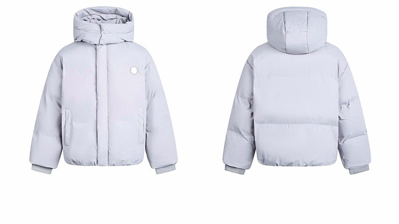 画像4: Removable hooded puffer down jacket coat  ユニセックス男女兼用外し可能フード付きパファーダウンジャケットコート (4)