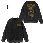 画像9: Unisex Nirvana Vintage Style Runex Sweatshirt   Long sleeves Shirts  ニルヴァーナ  ヴィンテージスタイルクルーネック  長袖 スウェット トレーナー  バンド (9)