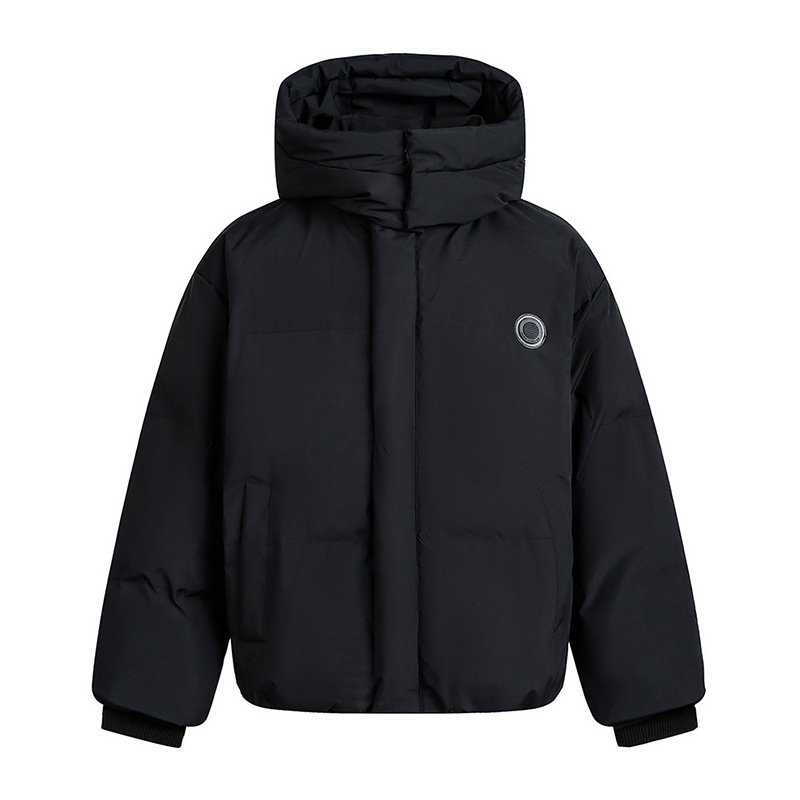 画像3: Removable hooded puffer down jacket coat  ユニセックス男女兼用外し可能フード付きパファーダウンジャケットコート (3)