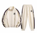 画像2: NYMYNEW sweatshirt & pants Setup Jacket  and Pants Set  NYMYNEWジップアップ＆パンツセットアップユニセックス男女兼用スウェット (2)