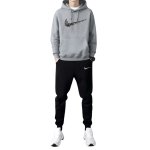 画像3: Men & Women Broken swoosh Setup Hoodie and Pants Set  バスケット ブロークン スウォッシュ プリントセットアップユニセックス男女兼用スウェットフーディ＆パンツセット (3)