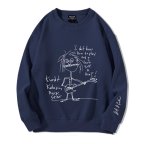 画像2: Unisex Nirvana graffiti Runex Sweatshirt   Long sleeves Shirts  ニルヴァーナ  グラフィッククルーネック  長袖 スウェット トレーナー  バンド (2)