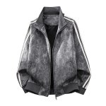 画像5: Men & Women Tie-dye  two stripes Setup Jacket  and Pants Set  2本ラインジップアップ＆パンツセットアップユニセックス男女兼用スウェット (5)