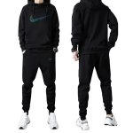 画像5: Men & Women Broken swoosh Setup Hoodie and Pants Set  バスケット ブロークン スウォッシュ プリントセットアップユニセックス男女兼用スウェットフーディ＆パンツセット (5)