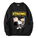 画像3: Unisex Strong Snoopy Friends x Star Wars Sweatshirt   Long sleeves Shirts  ストロングスヌーピーフレンズ×スターウォーズクルーネック  長袖 スウェット トレーナー   (3)