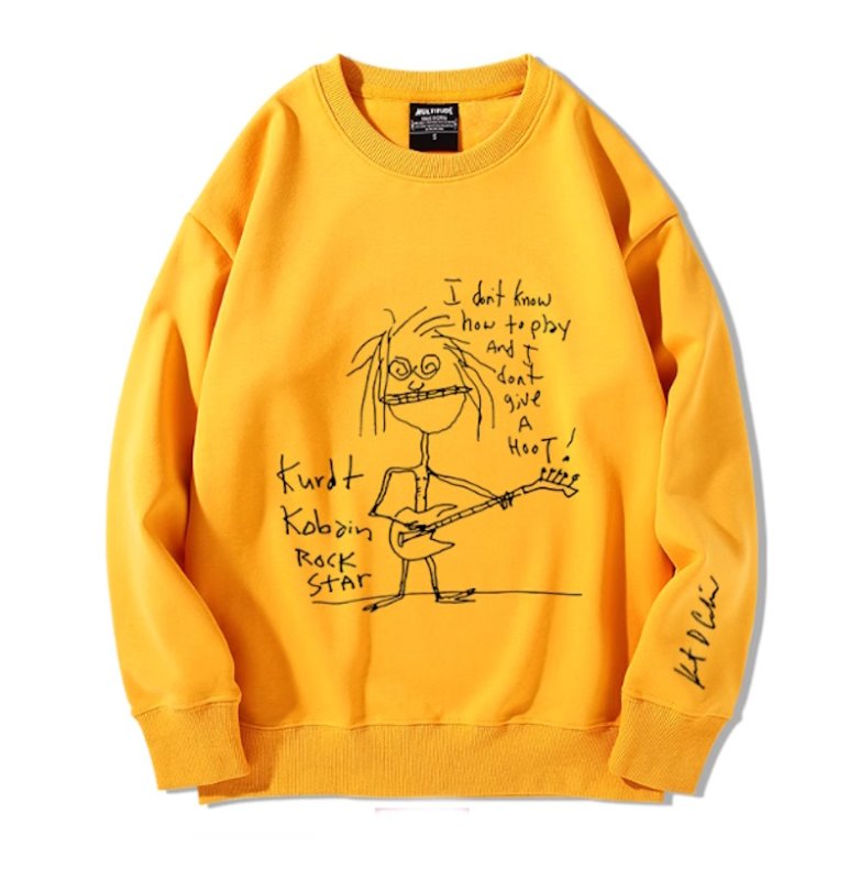 画像7: Unisex Nirvana graffiti Runex Sweatshirt   Long sleeves Shirts  ニルヴァーナ  グラフィッククルーネック  長袖 スウェット トレーナー  バンド (7)