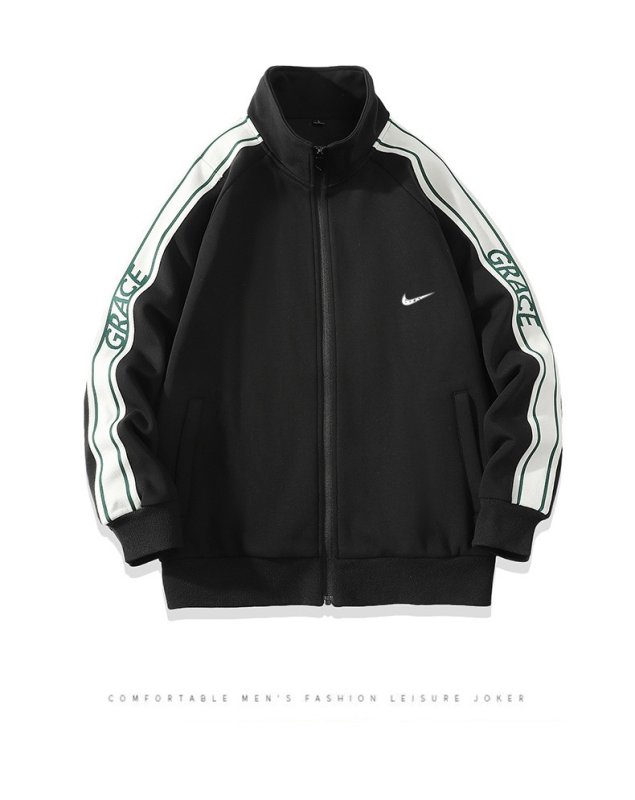 画像6:  Unisex ‎Colorful Not Swoosh logo Stand collar zip-up Set up Matching Set Jacket + Pant ユニセックス 男女兼用 カラフル ノット スウォッシュロゴ スタンドカラージップアップ セットアップ 上下 (6)