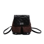 画像8: Quilted leather chain tote shoulder bag backpack rucksack　キルティングレザーチェーントートショルダーバックパックリュック (8)