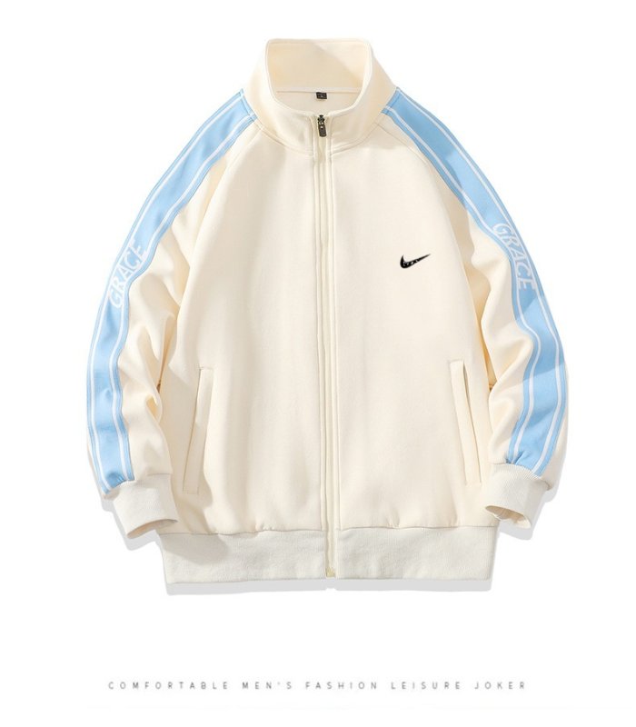 画像5:  Unisex ‎Colorful Not Swoosh logo Stand collar zip-up Set up Matching Set Jacket + Pant ユニセックス 男女兼用 カラフル ノット スウォッシュロゴ スタンドカラージップアップ セットアップ 上下 (5)