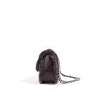 画像9: Fluffy fur cover quilted leather chain tote shoulder pochette bag　モコモコファーカバーキルティングレザーチェーントートショルダーポシェットバッグ (9)