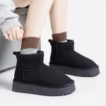 画像7: Ultra mini platform sheepskin boots ankle boots  ウルトラミニ厚底シープスキンスタイルブーツ ショートアンクルブーツ  (7)