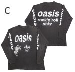 画像4: unisex Oasis Vintage Style Long-Sleeved T-shirt ユニセックスオアシスOASISヴィンテージスタイル長袖Tシャツプリント 長袖ラウンドネック Tシャツ  バンドT (4)