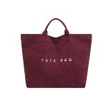 画像8: Suede-style large capacity tote bag　スエード調ラージキャパシティートートバッグ (8)