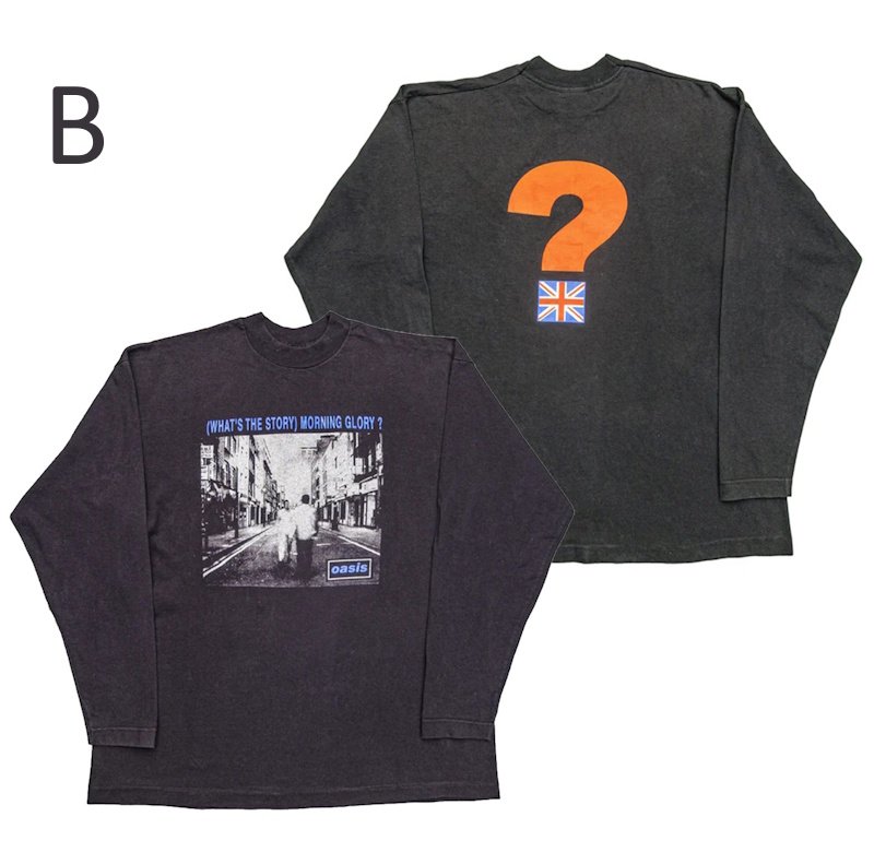 画像3: unisex Oasis Vintage Style Long-Sleeved T-shirt ユニセックスオアシスOASISヴィンテージスタイル長袖Tシャツプリント 長袖ラウンドネック Tシャツ  バンドT (3)