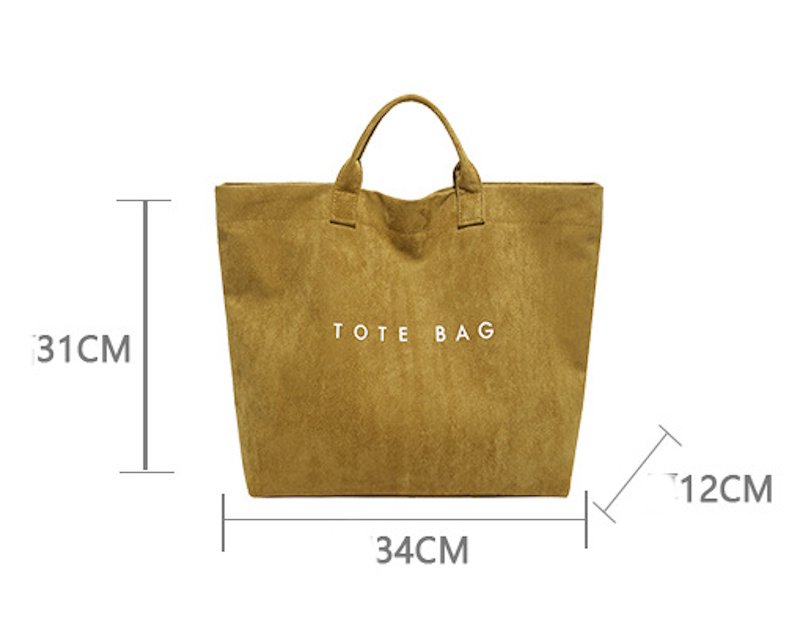 画像10: Suede-style large capacity tote bag　スエード調ラージキャパシティートートバッグ (10)