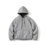 画像3: Short rib quilted hooded lightweight jacket ユニセックス 男女兼用 ショートリブキルティングフード付き軽量ジャケットコート (3)