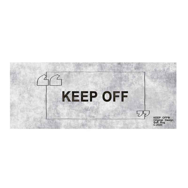 画像1: SALE セール KEEP OFF Logo Rug キープオフ ラグ カーペット (1)