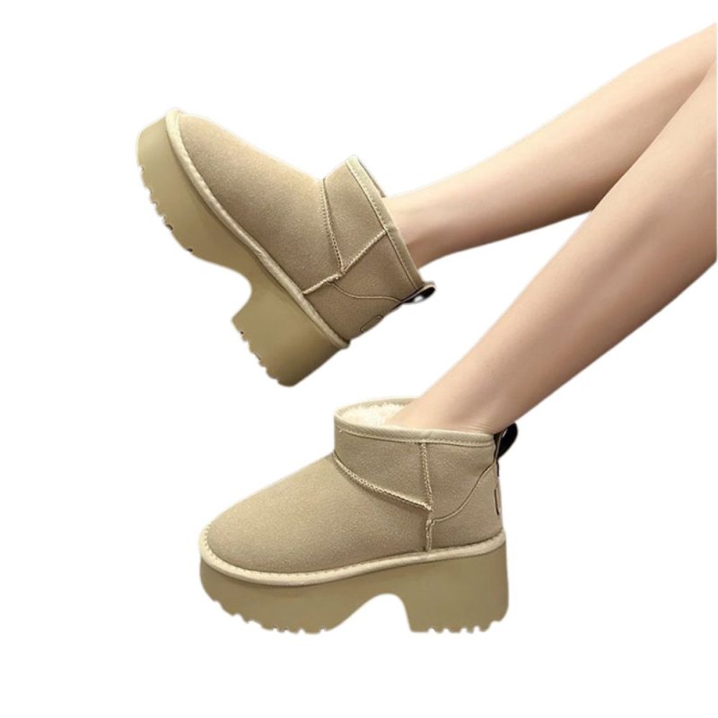 画像4: Ultra Mini New Heights Short Boots ankle boots  ウルトラミニニュー ハイツ厚底シープスキンスタイルブーツ ショートアンクルブーツ  (4)