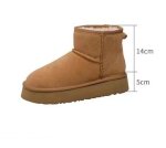 画像10: Ultra mini platform sheepskin boots ankle boots  ウルトラミニ厚底シープスキンスタイルブーツ ショートアンクルブーツ  (10)
