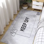 画像2: SALE セール KEEP OFF Logo Rug キープオフ ラグ カーペット (2)