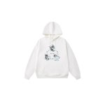 画像5: 3-point line Tom and Jerry print hoodie Sweat　 ユニセックス メンズ 男女兼用 3点ライントム＆ジェリープリントフーディ スウェット  (5)
