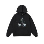画像4: 3-point line Tom and Jerry print hoodie Sweat　 ユニセックス メンズ 男女兼用 3点ライントム＆ジェリープリントフーディ スウェット  (4)