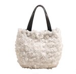 画像4: Mongolian fur tote bag　モンゴリアンファー調トートバッグ (4)